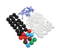 Yctze Kit di Modelli Molecolari, Set di Modelli di Chimica Organica con Palline Colorate e Chiavi di Collegamento, per l'insegnamento di Laboratorio e la Dimostrazione della Struttura Molecolare