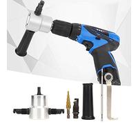 Yctze Kit di Taglierine per Roditrici in Metallo a Doppia Testa da 6 Pezzi per Trapano Elettrico e Trapano - Utensile da Taglio per Lamiera e Riparazioni Auto