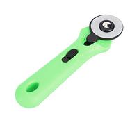Yctze Knife Taglierina Rotonda da 45 Mm - Taglierina in Tessuto Ergonomico per Cucito, Artigianato e Lavoro in Pelle (GREEN)