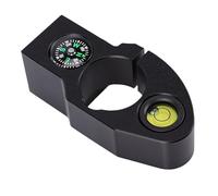 Yctze Livella a Bolla con Righello a Torre, Livella a Bolla in Lega di Alluminio con Bussola per Asta da 32 Mm di Diametro, Strumento di Misura per Rilevamento Edilizio