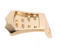 Yctze Mandolino in Bronzo Mandolina Sostituzione del Ponte in Metallo a 8 Stringe per il Suono Avanzato e le Modifiche Alle Stringhe Rapide (GOLD)