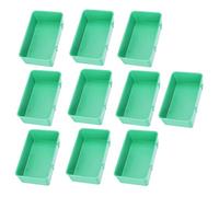 Yctze Mangiatoia per Uccelli in Plastica da 10 Pezzi, Ciotola per l'acqua, Ideale per Nutrire e Fare il Bagno, Design Sicuro e Non Tossico, Gabbie Perfette per Forniture per Uccelli, Facile da