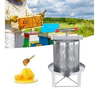 Yctze Manuale in Acciaio Inossidabile Strumento di Pressa per la Pressa per e Cera per l'apicoltura con Filtro - Domestico Multifunzionale e Estrattore di Cera
