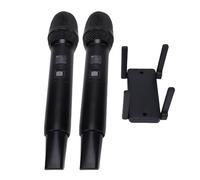 Yctze Microfonico Wireless Portatile True Diversity - Canto, Karaoke e Discorsi Wireless Premium - Durevole, Alimentato a Batteria, Facile da Usare, Leggero, Compatto, con Due