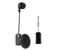 Yctze Microfono per Strumenti Wireless, Microfono Wireless Professionale 2.4G, a Ventosa Rimovibile per Chitarra, Violino, Altoparlante per Violoncello, Amplificatore Vocale, Palco (1 ricevitore con