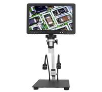 Yctze Microscopio Digitale per Monete HD da 10 Pollici con Ingrandimento 50X-1500X e Interfaccia Multimediale per Osservazioni Accurate