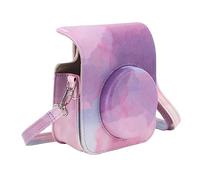Yctze Mini Borsa Protettiva per Fotocamera Istantanea, Custodia per Fotocamera in PU con Tracolla Staccabile Regolabile, Ideale per Mini 12 (Nuvola da sogno)