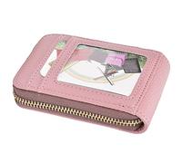 Yctze MINI MINA Portable Card Card Bag - Portafoglio di Carte d'identità Antimagnetico per l'organizzazione di Banche, Documenti di identità e Biglietti da Visita (PINK)
