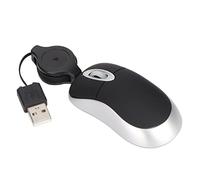 Yctze Mini Mouse per Laptop con Superficie Lucida, Cavo Retrattile da 68 Cm, Funzione Plug and Play e Ampia flessibilità: Portatile e Adatto Ai Viaggi