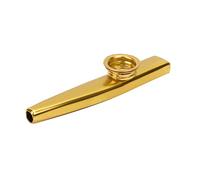 Yctze Mini Strumento Musicale Portatile Facile da Imparare, Kazoo in Lega di Alluminio, Partner per Ukulele e Chitarristi (GOLD)