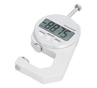 Yctze Misuratore di Spessore Digitale con Ampio Display LCD, Design e Consumo Energetico Ridotti, Scatola di Immagazzinaggio Portatile per Misurare Materiali Morbidi (0-10 mm)