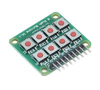 Yctze Modulo Tasti Pulsante Scheda Tastiera 2x4 con 8 Interruttori a Pressione Facile Integrazione con Microcomputer a Chip Singolo