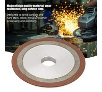 Yctze Mola a Tazza Diamantata Tonda 80 Mm - Disco con Legante Resinoide per la Smerigliatura di Metallo, Pietra e Carburo - Utensile Sinterizzato Ad Alta Efficienza per Lucidatura e Lavorazione