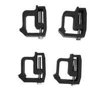 Yctze Morsetto per Portascale per Camion, Ricambio in Metallo Resistente per 1500 2500 3500 Titan Raider Dakota Montaggio Sicuro per Copertu (BLACK)