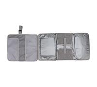 Yctze Pannolino Portatile Tappetino con Stoccaggio Multi -ket, Panno per Bue Lavabile e Supporto per Asciugamano Bagnato, AY (GREY)