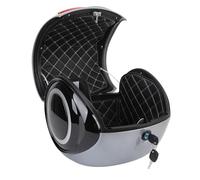 Yctze Parte Superiore da 32 Litri - Custodia Portatile per Biciclette, Scooter e Motociclette in ABS Leggero e Impermeabile - Include Montaggio e Installazione delle Chiavi (GREY)