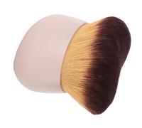 Yctze Pennello Autoabbronzante, Pennello Grande per Trucco Corpo con Testina Ondulata e Impugnatura Comoda, Ideale per Prodotti Autoabbronzanti, tra Cui Lozioni, Mousse e Spray (Cachi)