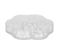 Yctze Perline Sfuse Rotonde Creazione di Gioielli 1150 Pezzi Perline Bianche Traforate Rotonde Imitazione Forniture Decorative per Creazione di Gioielli Perle Finte Braccialetti con Collane Arti,