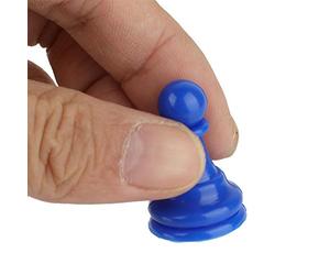 Yctze Pezzi di Plastica Colorati Pezzi degli Scacchi di Pedine Set di Dadi per Accessori per Giochi da Tavolo e Divertimento per Anni degli Scacchi in Plastica, di Gioco Colorati, di Pedone,