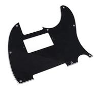 Yctze Piastra Gratta per la Telecaster per la Telecaster per il Pickguard per Chitarra -, Facile Installazione, Riduzione del Rumore, Design Elegante in Rosso (BLACK)
