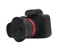 Yctze Piccola Fotocamera Digitale, Obiettivo Ruotabile a 360 Gradi da 96 MP con Flash, per Registrare Foto di Vita, Video, Riproduzione MP3 (Black)