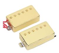 Yctze Pickup a Magnete Alnico5 in Ottone Gold 2pcs per Chitarra Elettrica con una Facile Installazione