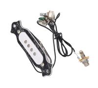 Yctze Pickup Acoustic Pickup a 4 Corde Sostituzione della Bobina di Rame per Pratica, Performance e Registrazione (GMB333 Black Color)