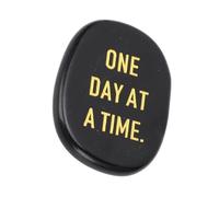 Yctze Pietra Portatile per la Preoccupazione dell'ansia - Pietra Relax Multifunzionale per la Palma per Alleviare lo Stress, Regali, Cura di sé, Casa e Ufficio (Ossidiana)