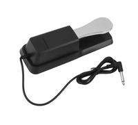 Yctze Pistale in Metallo per Pianoforte Universale e Tastiera con Base Non Slip, Finitura Graffiante, Interruttore di Inversione di polarità in Argento