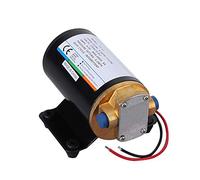 Yctze Pompa Autoadescante per Trasferimento Olio da 12 V per Auto, Barche e Uso Marittimo - Pompa di Recupero per Impieghi Gravosi, Lubrificanti, e Carburante per Macchinari, Ciclo di Lavoro