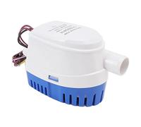 Yctze Pompa dell'acqua Elettrica Ad Alta Efficienza con Interruttore, Pompa di Sentina Automatica, Sommergibile, Barche da 4 Metri, Acquari e Applicazioni di Piscicoltura (24V)