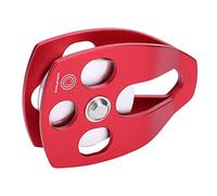 Yctze Puleggia a Puleggia Singola da 30 KN per Applicazioni di Arrampicata, Arrampicata e all'aperto - Elevata Durata e Design Intuitivo (rosso)