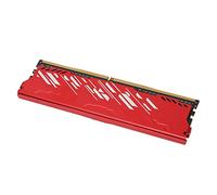 Yctze Red DDR4 2666MHz Modulo di Memoria Desktop Modulo in Alluminio 4GB Gaming in Lega per Aggiornamenti per le Prestazioni Migliorate (16GB)