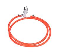 Yctze Regolatore Gas, Assemblaggio della di Birra con Blocco a Sfera, Tubo Flessibile del Gas Flessibile per Carbonatazione con Tappo per Carbonatazione da 5/16 Pollici Accessori