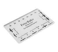 Yctze Righello Calibro per Corde per Configurazione di Basso Elettrico e Chitarra - Kit di Strumenti per la Misurazione Accurata dell'altezza e della Distanza delle Corde