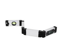 Yctze Righello di Misurazione Multiangolo 60CM Strumento Digitale 4 Sezioni Righello di Misurazione Multiangolo Portatile Pieghevole per Angoli e Scale Magnete in Lega di Alluminio Strumento di