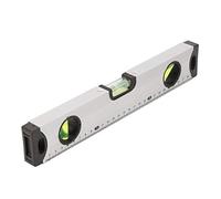 Yctze Righello Livella a Bolla in Lega di Alluminio da 30/60 Cm con Livella a Bolla Magnetica per Misurazioni Accurate (30 cm)