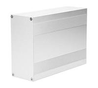 Yctze Robusta Scatola di Progetto in Alluminio per Elettronica Fai-da-te, Custodia Schermata in Argento con Dissipazione del Calore Superiore e Facile Montaggio