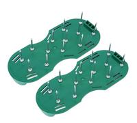 Yctze Sandali a Punta del Prato Manuale con Fibbia in Lega di Zinco per Aerazione del Giardino Senza Sforzo e Cure sul Prato (Green)