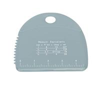 Yctze Scalat di Impasto in Silicone Sicuro con Scala di Misurazione | Tasco di Panca e Pizza Multiuso per Cottura Senza Sforzo (GREY)