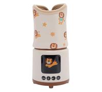 Yctze Scaldabiberon White Noise, Scaldalatte Intelligente Multifunzionale con Controllo Intelligente della Temperatura Costante e Design Portatile, Ideale per Biberon e Uso in Movimento (Leonessa)