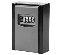 Yctze Scatola Porta Chiavi con Combinazione a 4 Cifre - Cassetta di Sicurezza Montata a Parete per Chiavi, Chiavette USB e Oggetti di Valore (GREY)