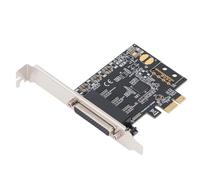 Yctze Scheda Adattatore Seriale PCIe 1X con 4 Porte | ASIX AX99100, da DB25 a DB9 per POS, e
