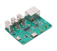 Yctze Scheda di Espansione HUB Adattatore da USB a Ethernet con Molteplici Opzioni di Alimentazione e connettività Affidabile