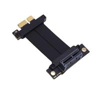 Yctze Scheda Grafica GPU con Cavo PCI-E 4.0 Ad Alta velocità - Connettore a 90 Gradi, Compatibile con M.2, USB, Schede e Schede - Salvaspazio Nei Giochi e Nelle Applicazioni (10 cm)