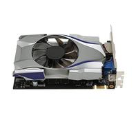 Yctze Scheda Grafica per Giochi 2 GB, GDDR5 a 128 BIT, 192 Core CUDA, 32 unità Texture, Frequenza di Memoria 3200 MHz, Ventola Singola, DirectX11, Interfaccia DVI VGA HD per