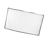 Yctze Schermo di Proiezione Portatile da Esterno 16:9 Pieghevole su Entrambi i Lati per Home Theater Ed Eventi all'aperto (120 pollici (104,3 X 59,1 pollici))