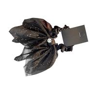Yctze Scritto Mesh Hop H SCRUCHI per Ragazze E Donne, E The PIETRI per E Speciale, Nero (Black)