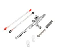 Yctze Set Aerografo a Doppia Azione Gravity Feed per Decorazione di Torte, Nail Art e Lavori Creativi - Include Ugelli e Aghi Multipli Pittura Precisa (136T)