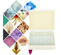 Yctze Set di 25 Vetrini per Microscopio Preparati per Laboratorio di Biologia - Vari Campioni di Tessuti di Piante, Insetti e Animali con Conservazione dell'olio di Legno di Cedro